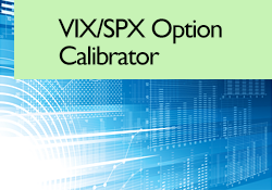 VIX SPX Option Calibrator